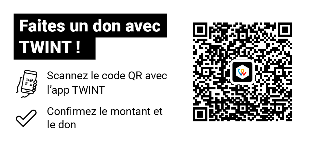 Qr dons par Twint